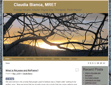 Tablet Screenshot of claudiabianca.com